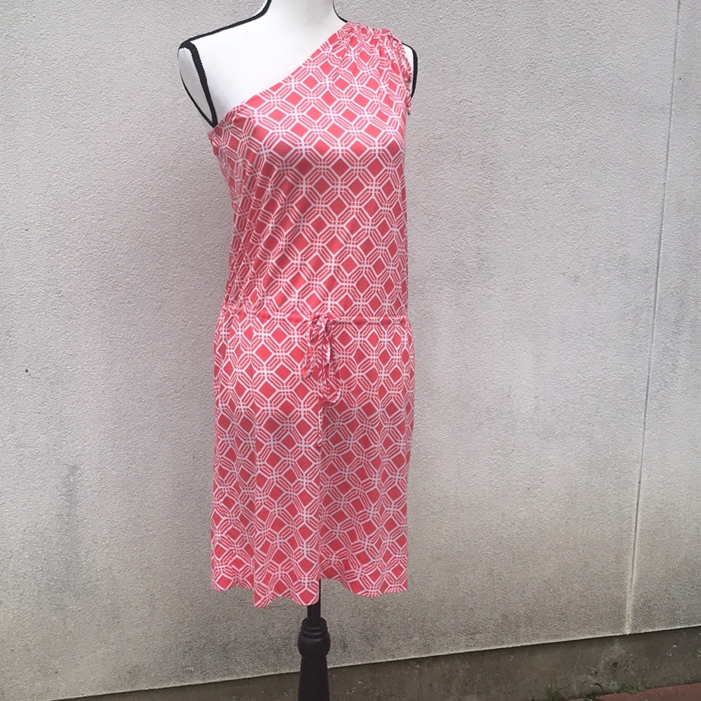 Banana republic one shoulder dress small
